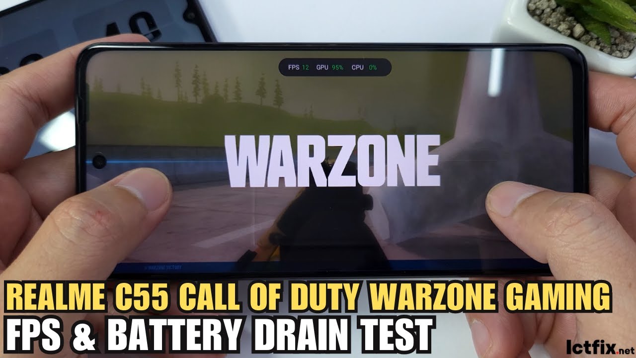 Test de jeu mobile Realme C55 Call of Duty Warzone |  Hélio G88, écran 90Hz