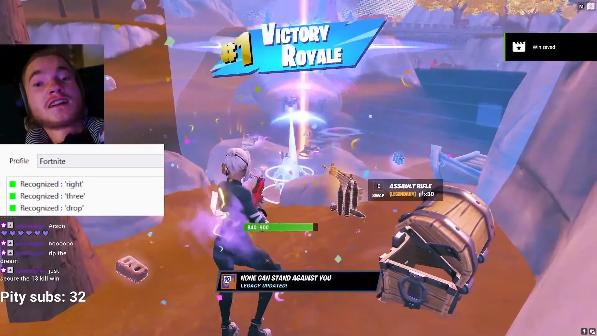Ce joueur de Fortnite n'utilise que sa voix pour jouer et il domine toujours