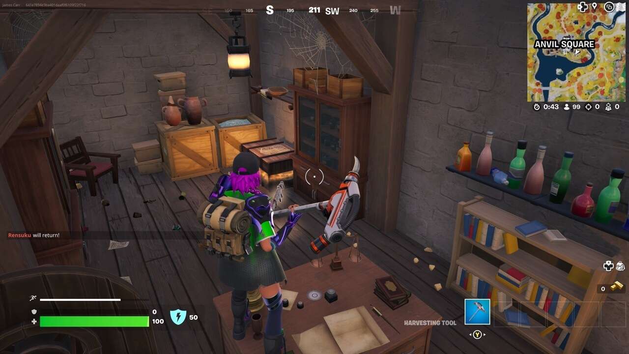Fortnite – Où trouver le sous-sol familial de Jaeger à Anvil Square