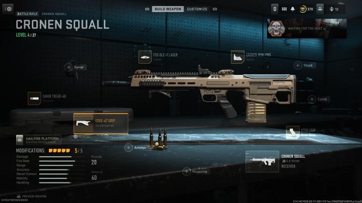 Le Cronen Squall dans Warzone 2.0.