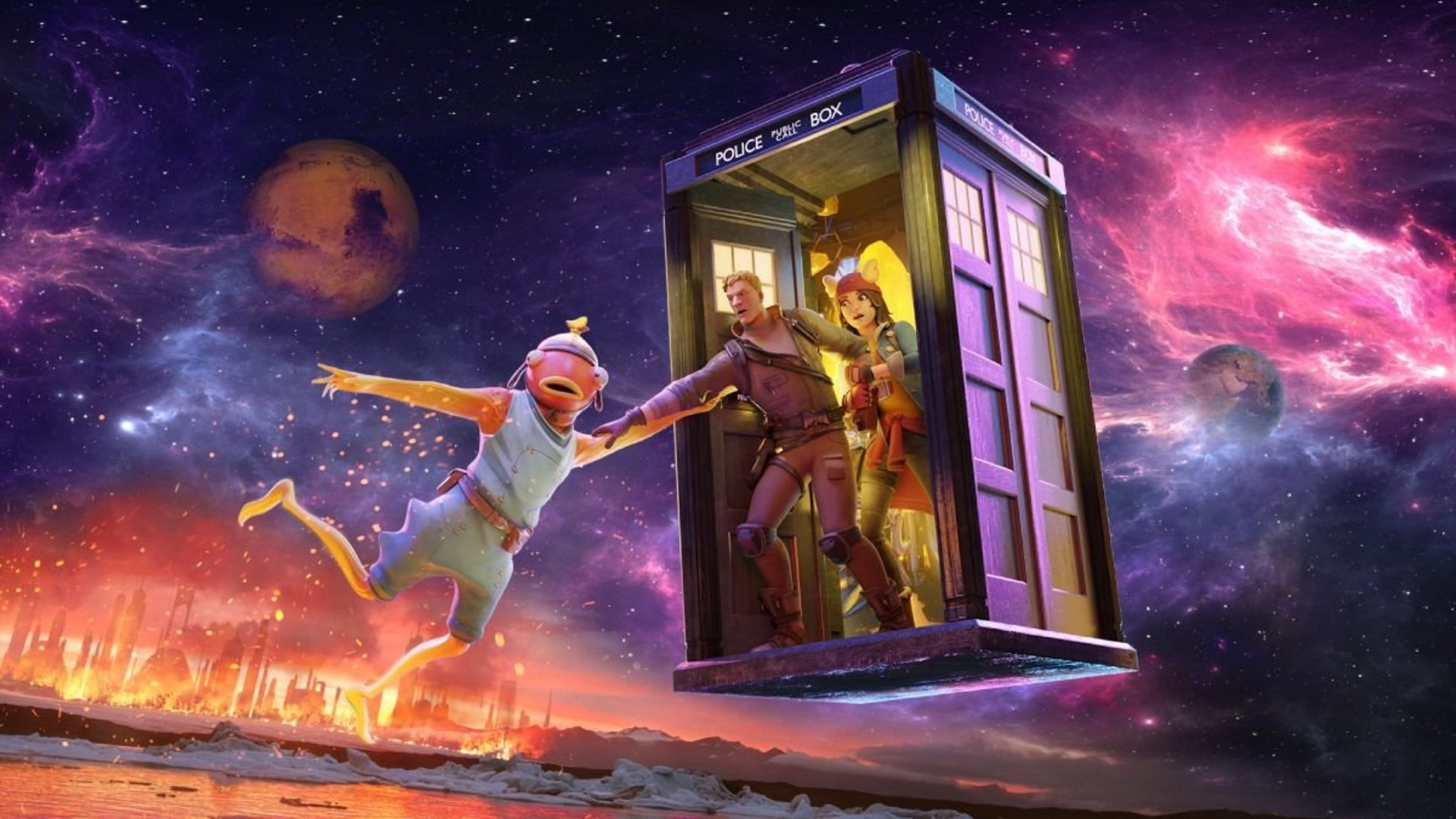Fortnite x Doctor Who event pass, item shop cosmetics, map changes, weapons & more