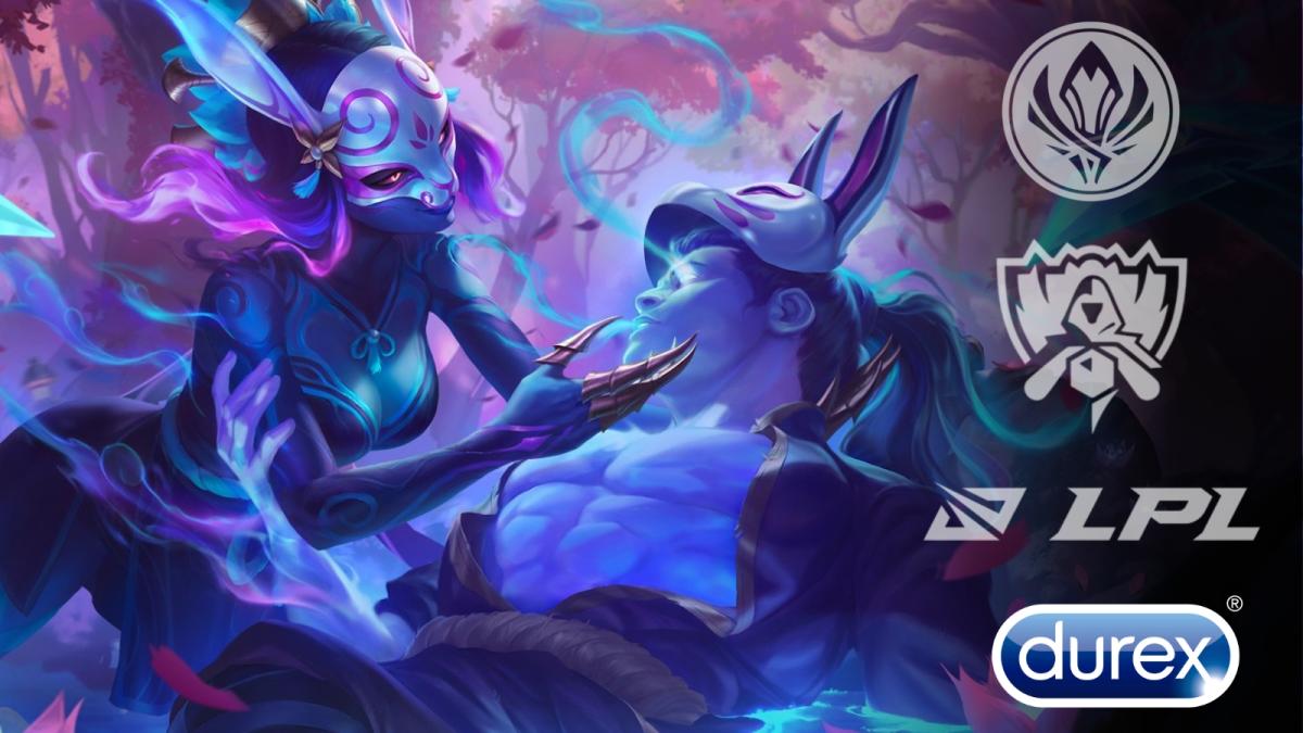 Durex sponsor de League of Legends en Chine, les fans d'esports s'amusent