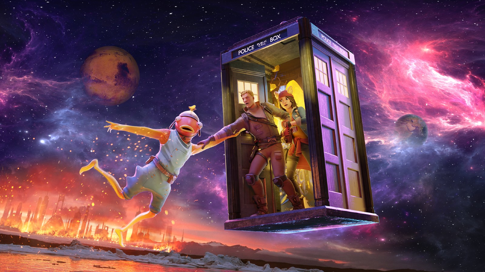 Événement Fortnite & Doctor Who: une fuite révèle une fenêtre de publication, des cosmétiques, etc.