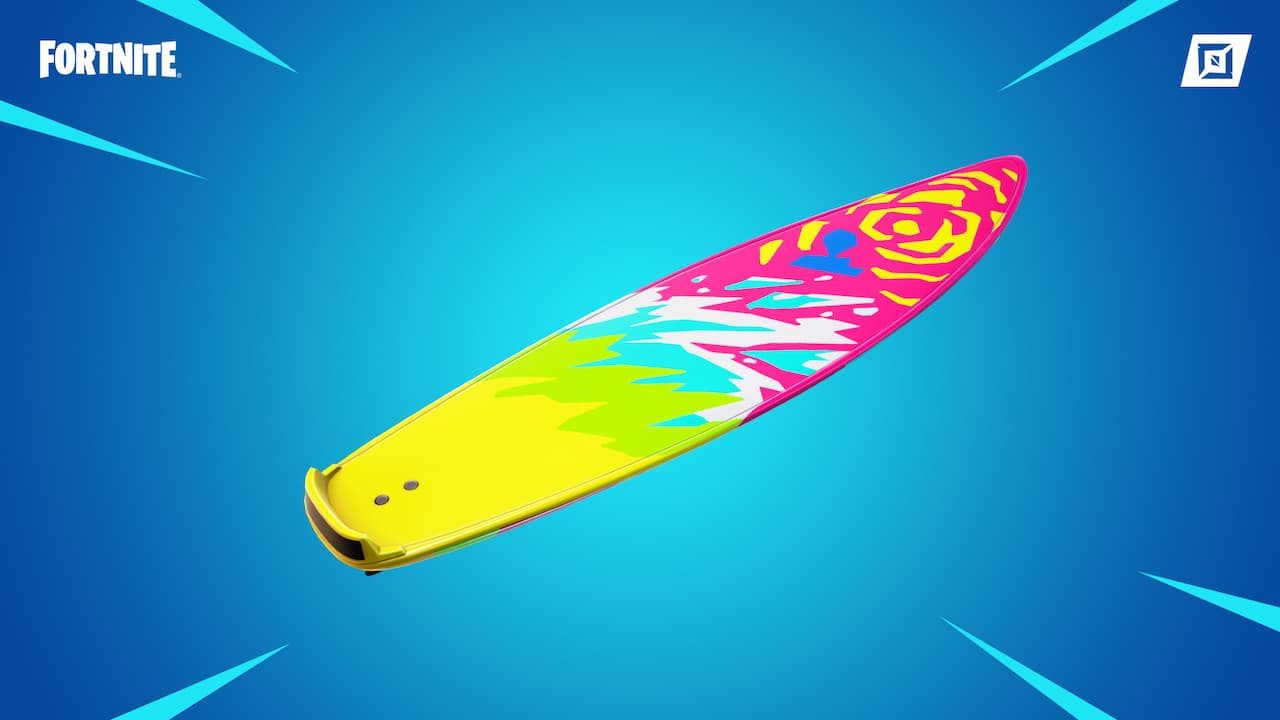 Le véhicule de planche de surf Fortnite Leak Claims arrive avec la mise à jour estivale