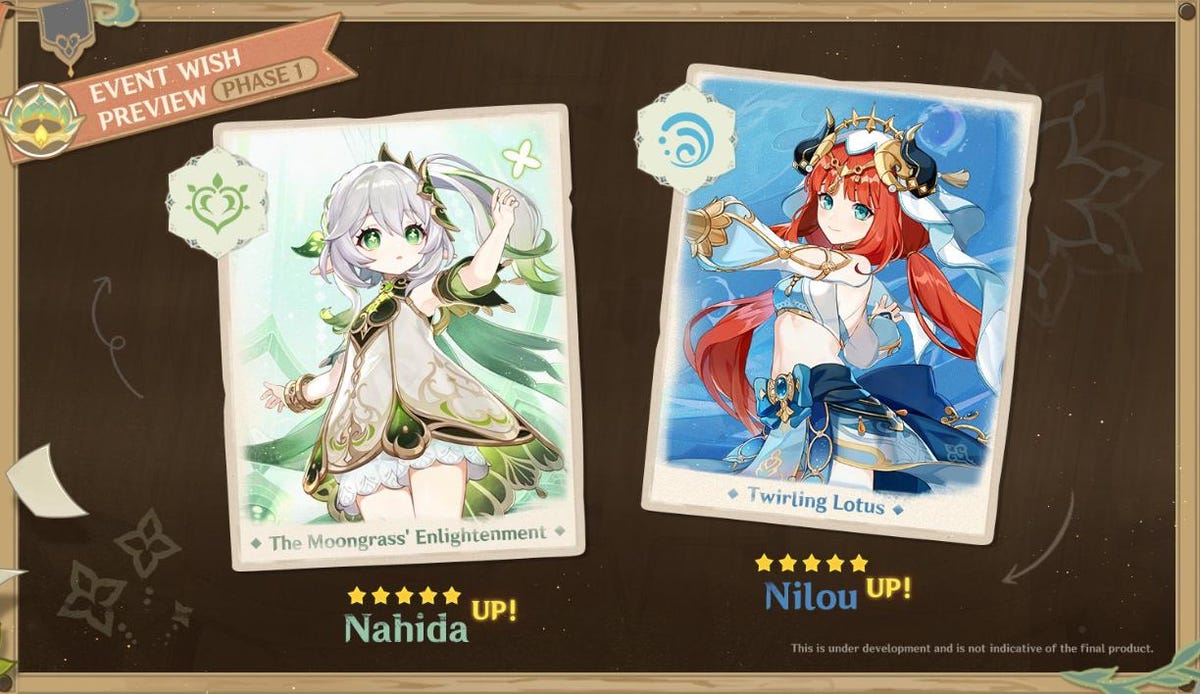 Les codes cadeaux Primogem du programme spécial 'Genshin Impact' v3.6 et les bannières à venir