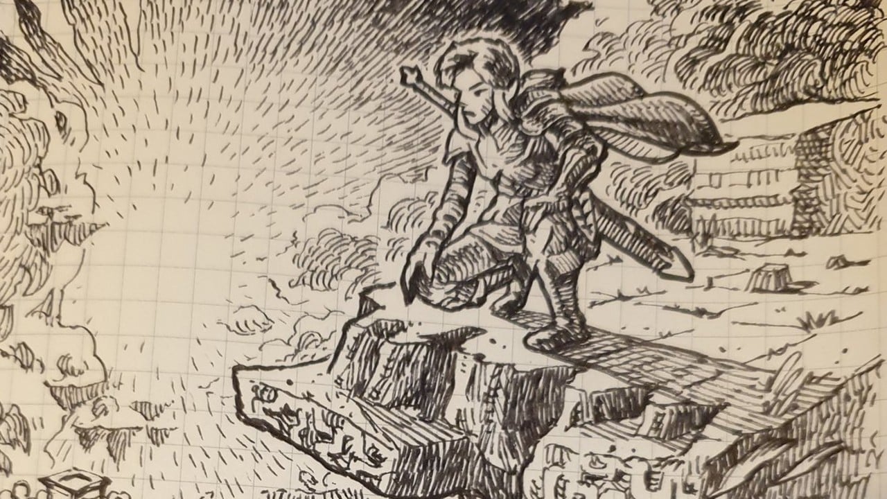 Aléatoire : le journal dessiné à la main Zelda : Tears Of The Kingdom de l'artiste est absolument magnifique