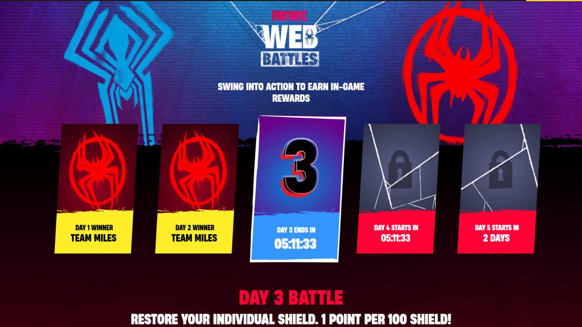 Fortnite Web Battles: Day 3