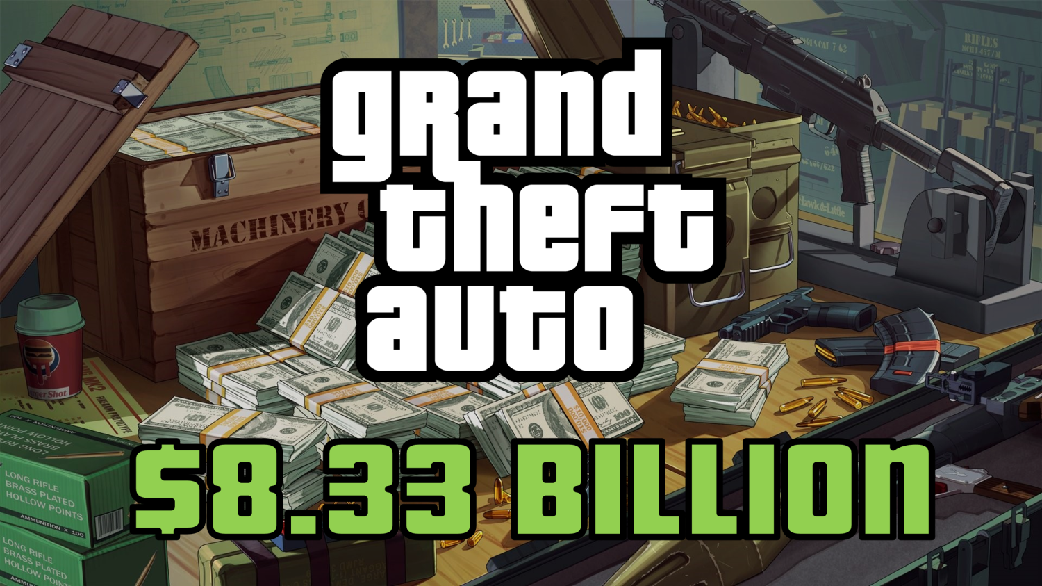 Les revenus de la franchise Grand Theft Auto dépassent les 8,33 milliards de dollars depuis la sortie de GTA V