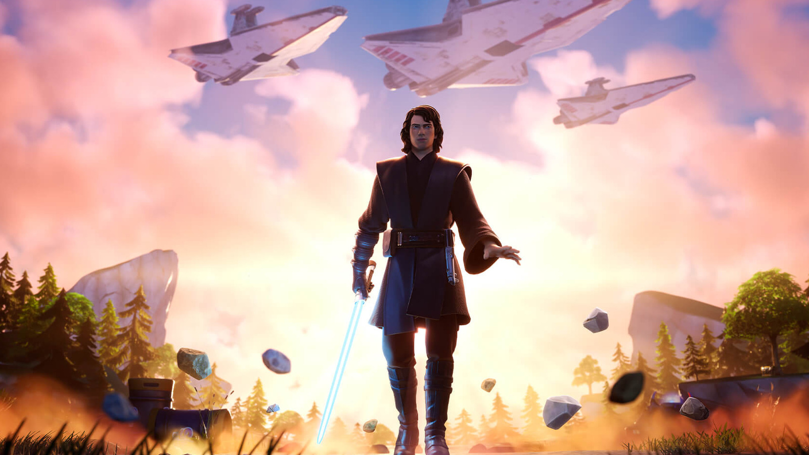 Dark Maul, Anakin Skywalker et Padme arrivent à Fortnite juste à temps pour le jour de Star Wars