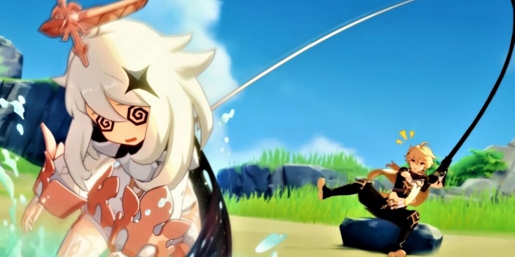 Paimon tombe d'une falaise dans Impact Genshin : la vidéo hilarante ...
