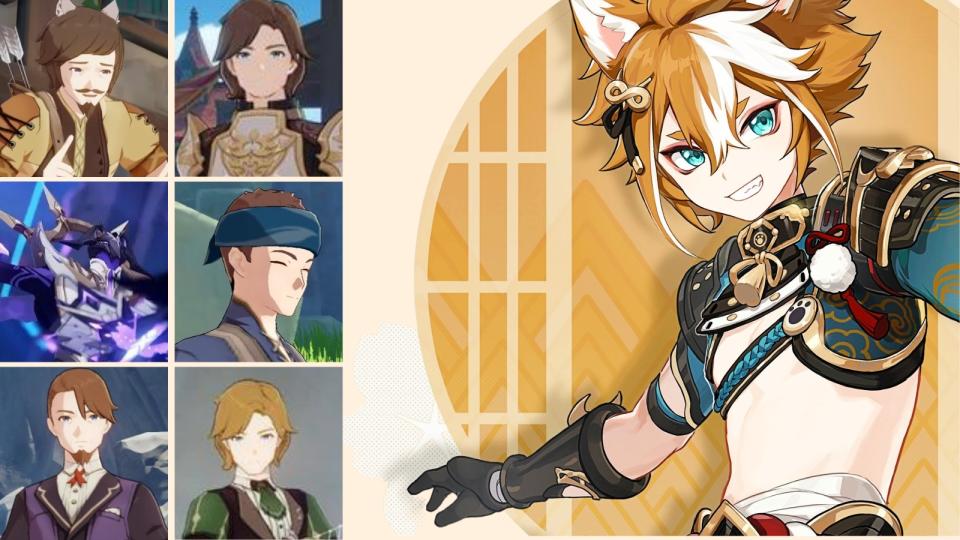 Avant d'obtenir un rôle de personnage quatre étoiles, Cory a été recommandé pour exprimer des PNJ dans Genshin Impact comme Huffman, Draff, Farrah, Hammer Li, Six-Fingered Jos & the Abyss Lector.  (Photo : HoYover)