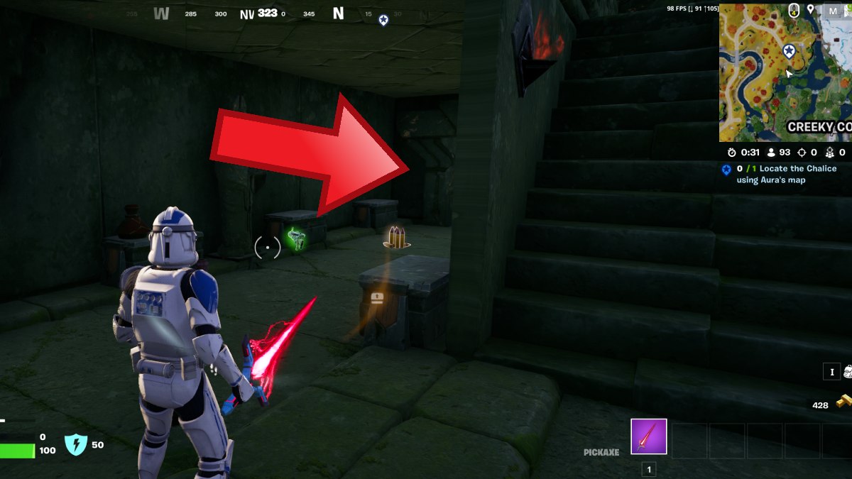 Trouver le calice dans Fortnite Chapter 4 Season 3