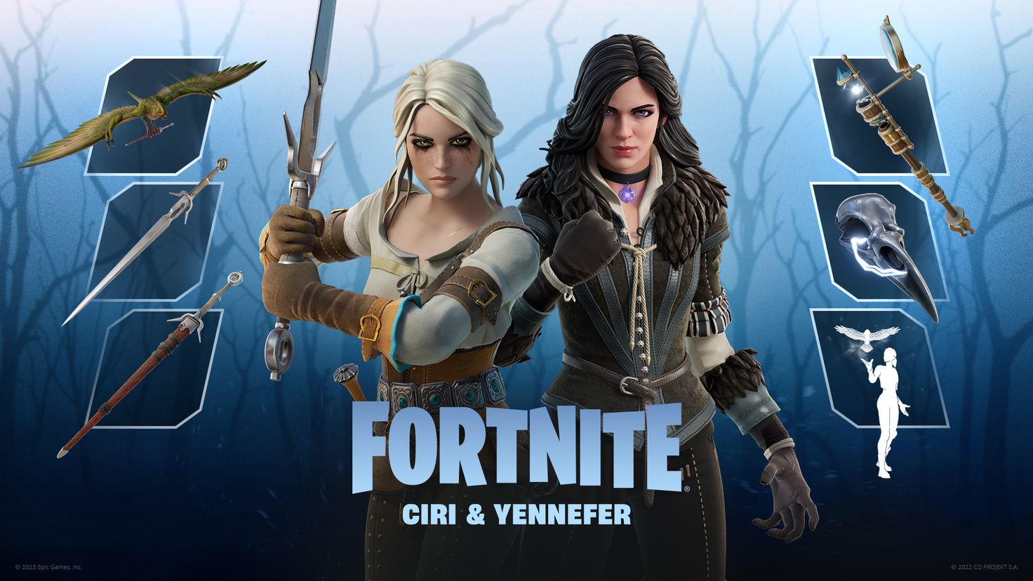 C'est officiel : Ciri et Yennefer de The Witcher arrivent sur Fortnite avec de nouvelles tenues