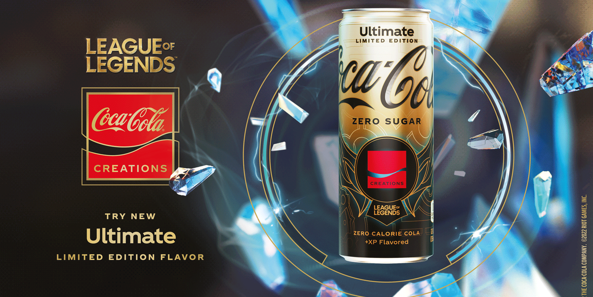 Collaboration entre League of Legends et Coca-Cola New Flavour
