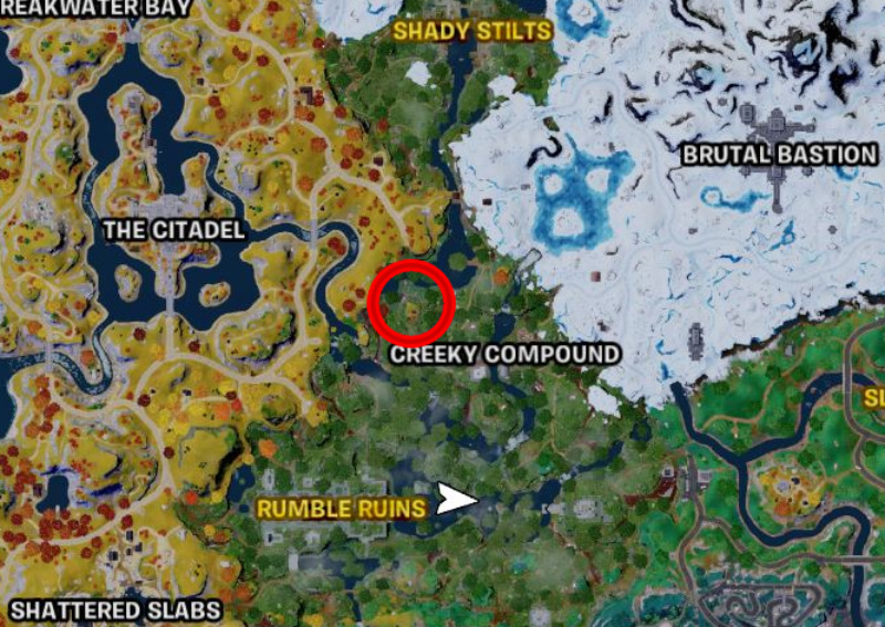 Où trouver le calice à Fortnite