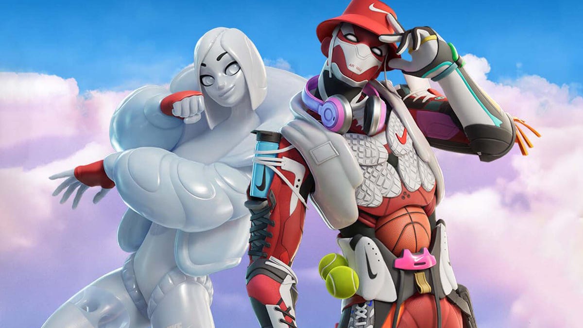 Les nouveaux personnages Nike de Fortnite sont faits de… Hmm