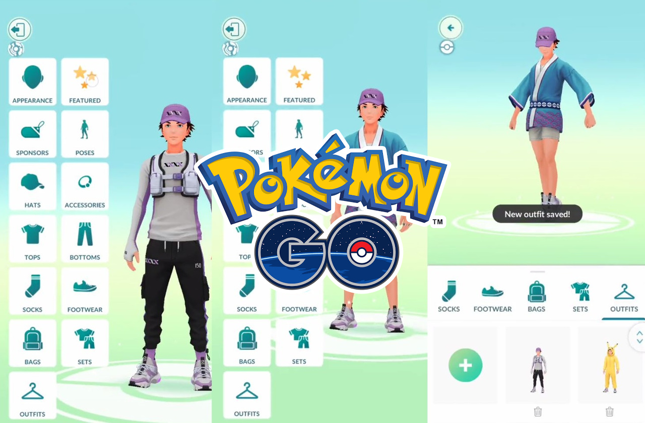 Pokemon Go Outfit Glitch vous permet d'utiliser et d'enregistrer en permanence une tenue