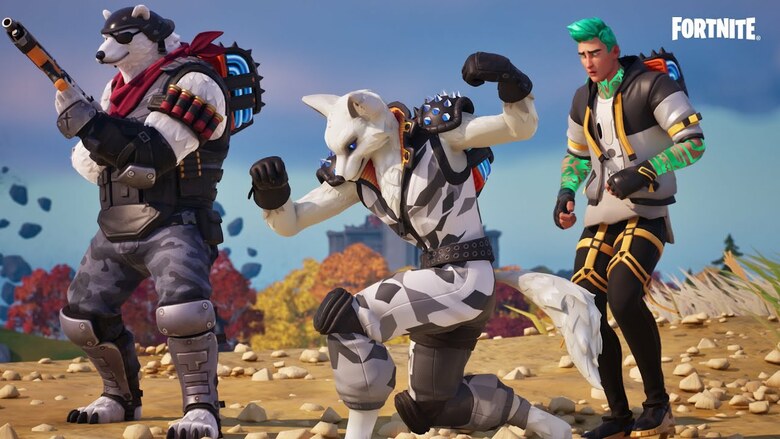 Restez glacial dans l'équipage Fortnite avec l'ensemble Winter's Trickster Legacy