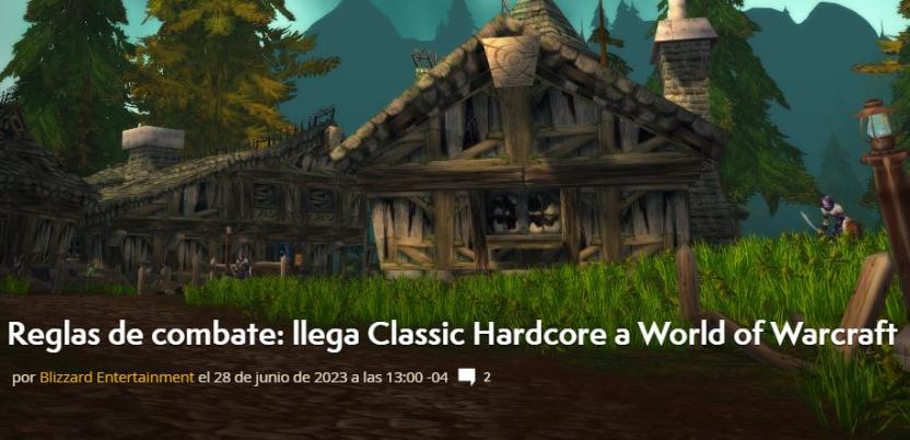 World Of Warcraft Classic ajoute un nouveau mode Hardcore mais avec des permadeaths "équitables" |  Ruetir.com