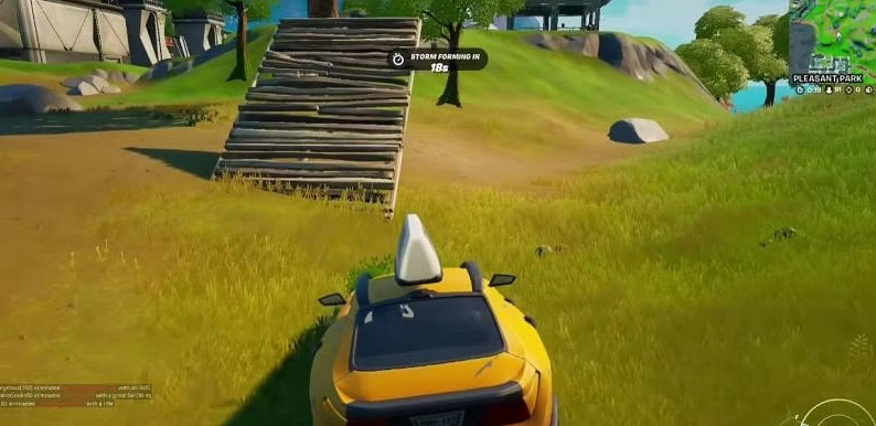 Comment utiliser une voiture renversée pour la remettre à l'endroit dans Fortnite