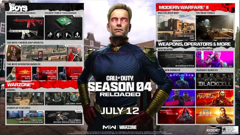 Call Of Duty Modern Warfare 2 et Warzone 2 Saison 4 rechargés pour ajouter les opérateurs Boys