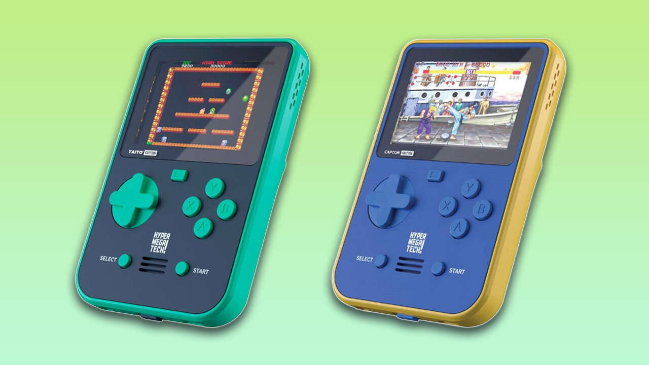 Evercade's New Super Pocket Handhelds Feature Street Fighter II, Space Invaders, And More