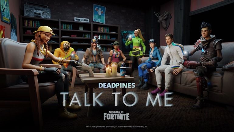 Le film d'horreur A24 "Talk To Me" prend vie dans l'intégration de Fortnite