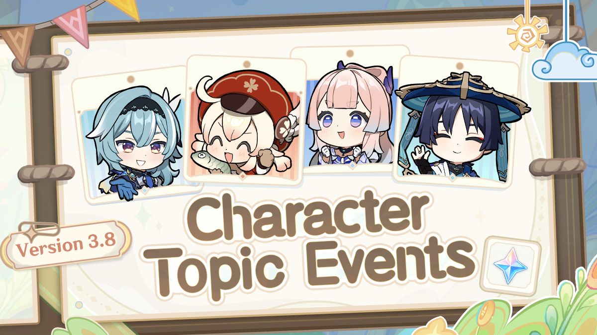 L'événement de sujet de personnage Genshin Impact Version 3.8 est maintenant en ligne