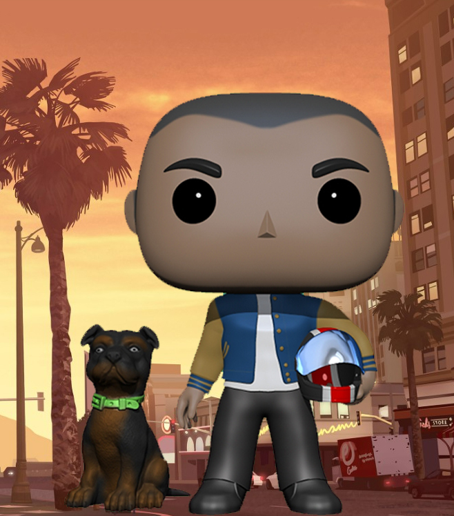Venda.jpg STL file Franklin and Chop GTA V・3D print design to download