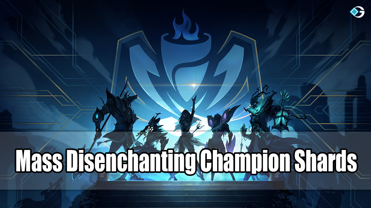 How To Mass Disenchanting Shards in League of Legends