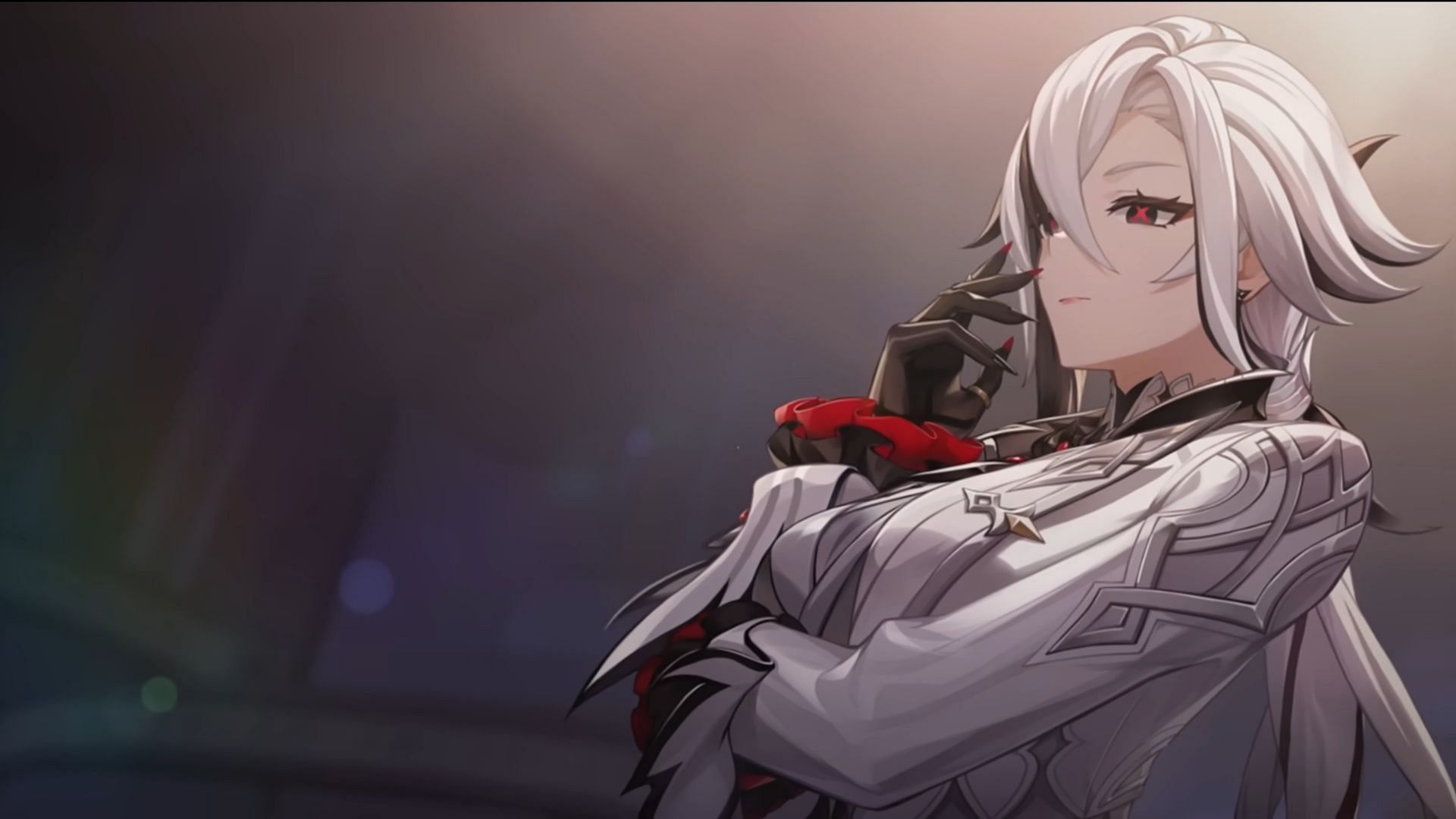 Arlecchino from the Final Feast trailer of Fontaine in Genshin Impact