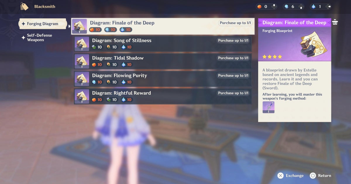 How to get Fontaine craftable weapons in Genshin Impact