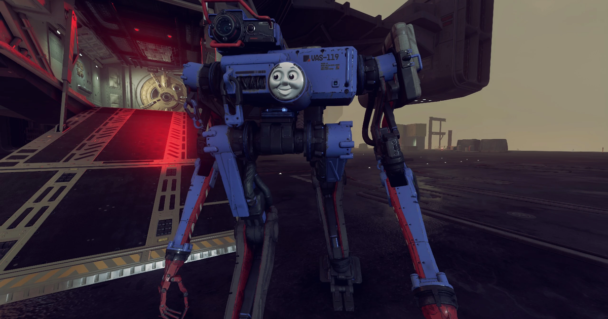Starfield gets silly with these mods, from Thomas the Tank Engine to Garfield