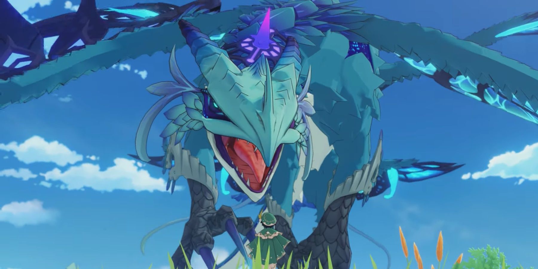 Genshin Impact Image Compares Teyvat's Dragon Sizes