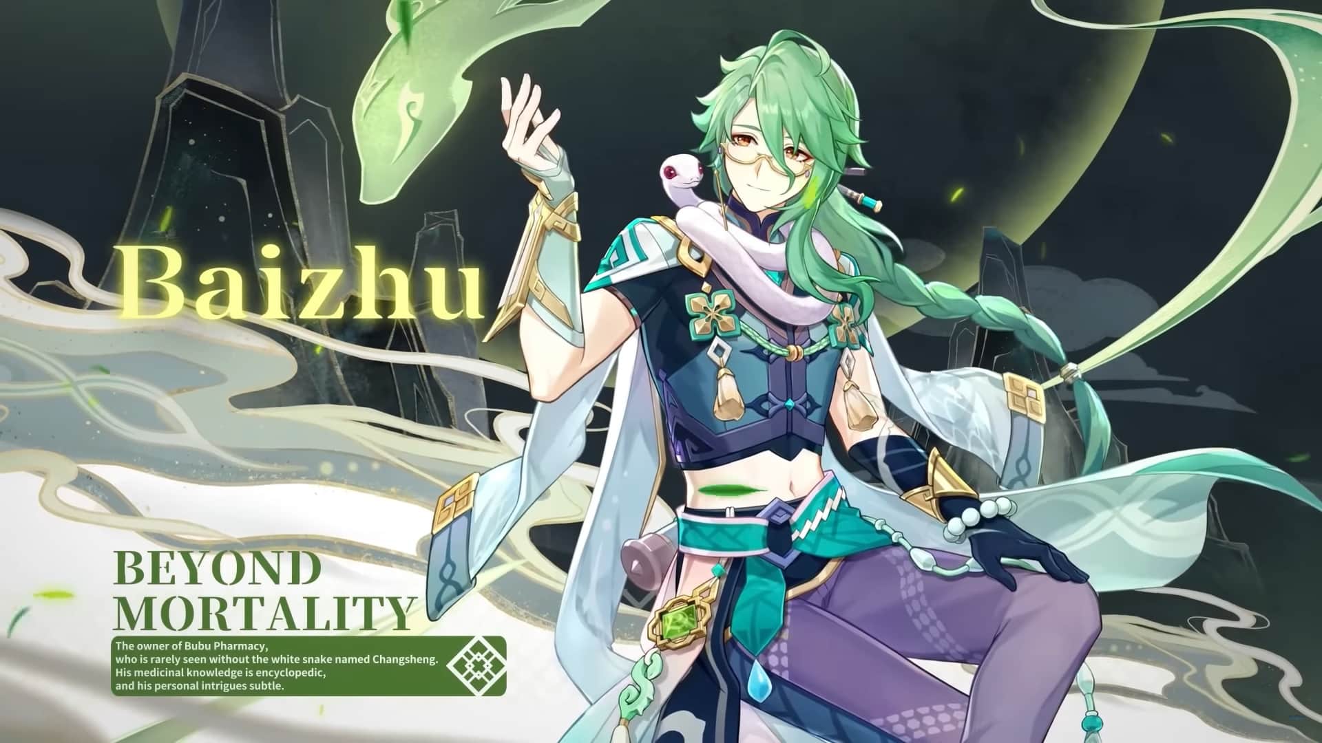 Baizhu Genshin Impact Guide for Artifacts, Weapons, and Skills