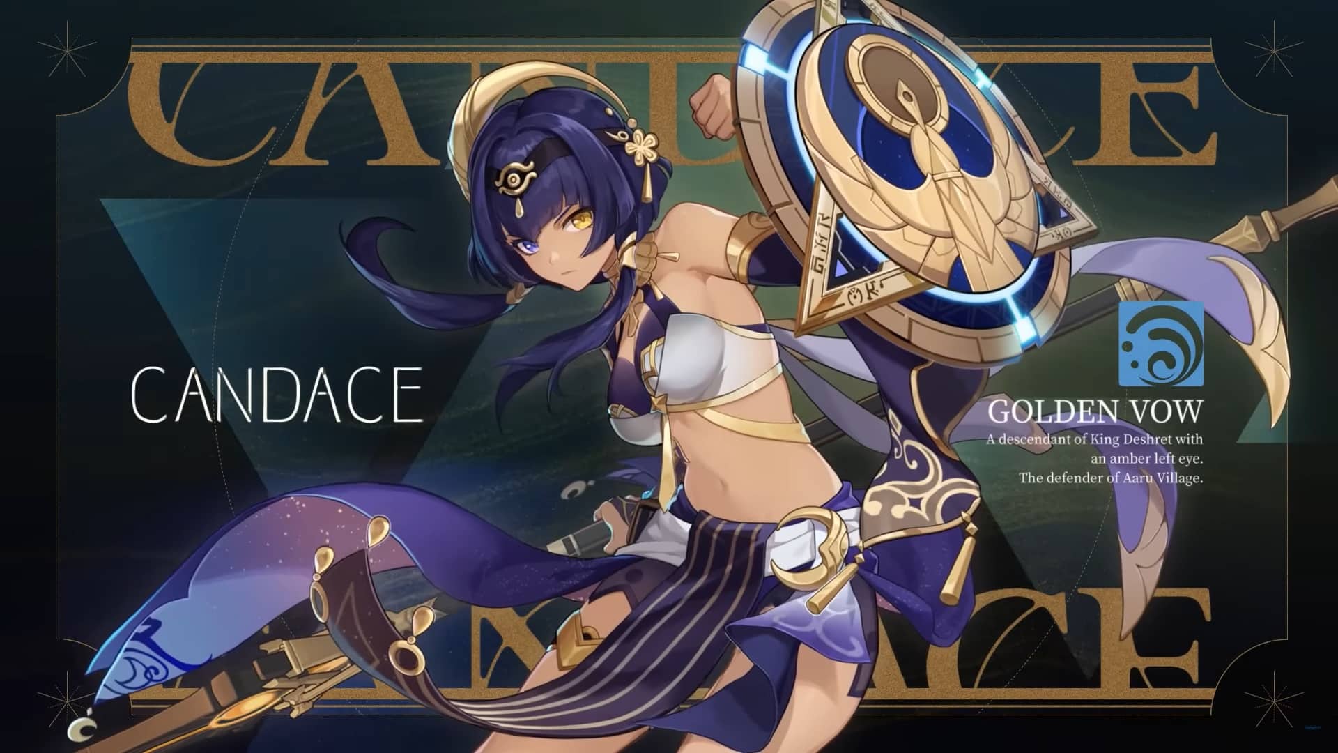 Candace Genshin Impact Guide for Artifacts, Weapons, and Skills