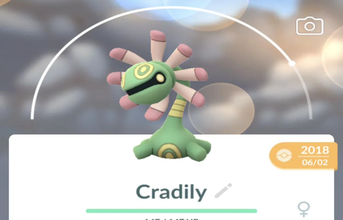 Best movesets and counters for Cradily in Pokemon Go