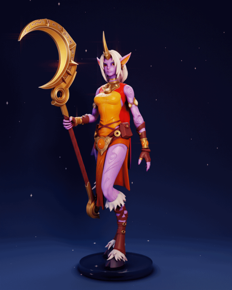 360.gif 3D file Soraka
