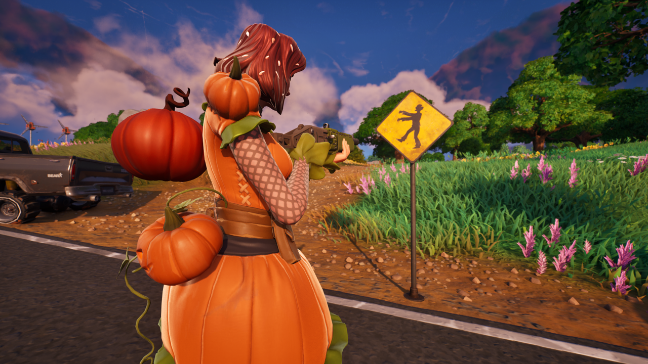 Fortnite - Assist In Destroying Zombie Road Signs Guide