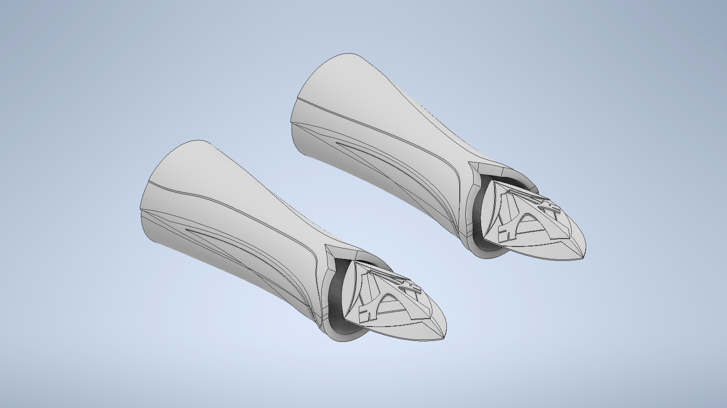 Cover.png STL file Genshin Impact - Eula Arm Guard・3D printable model to download