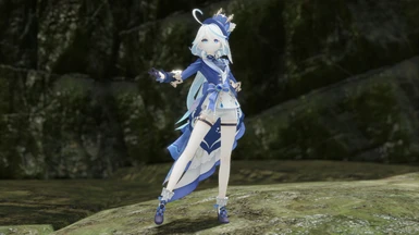 Genshin Impact Furina at Monster Hunter Rise