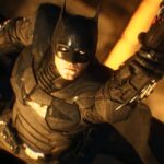 Mise à jour surprise de Batman: Arkham Knight avec le costume de Robert Pattinson! Robert Pattinson's Batsuit briefly appears in the 8-year-old Batman: Arkham Knight