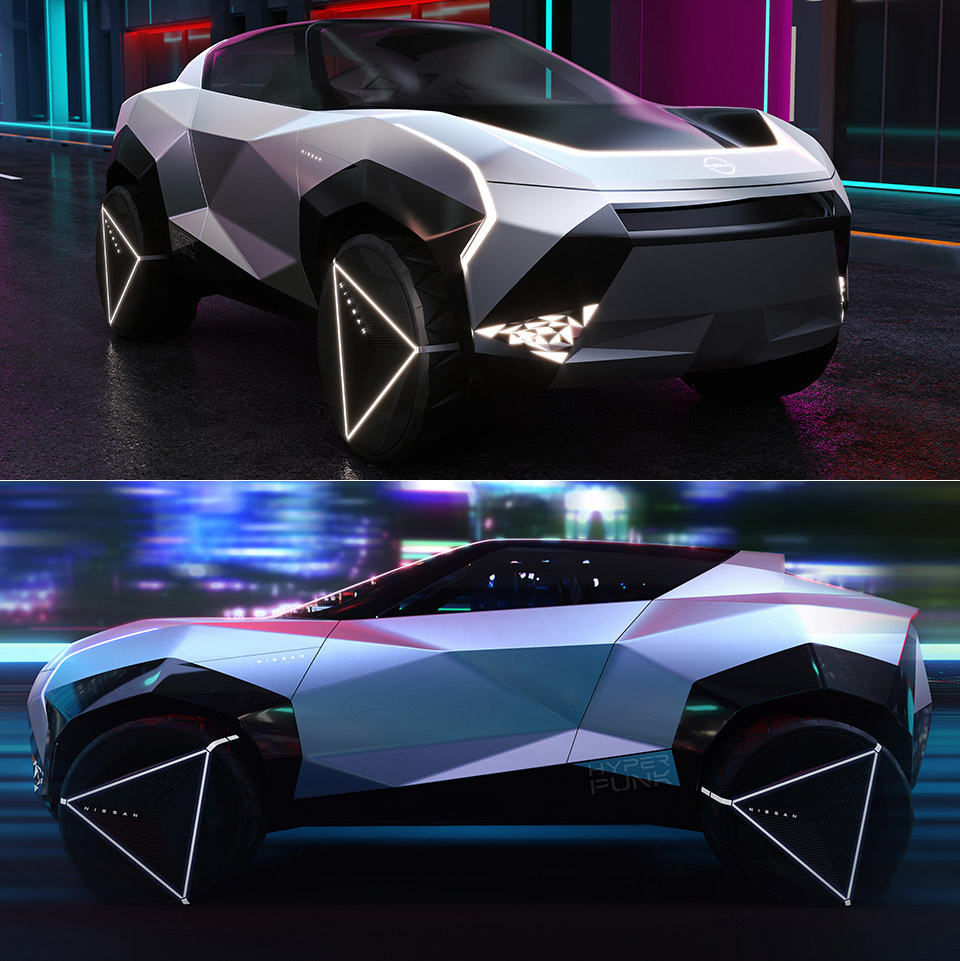 Electric Nissan Hyper Punk Concept Fortnite