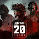 MW3 Price and Ghost 20 years of Call of Duty logo