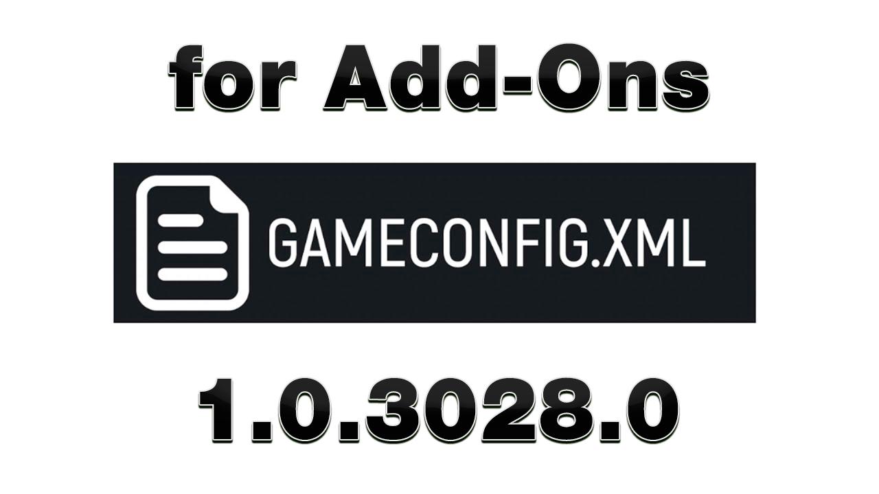 GAMECONFIG for GTA 5 - 1.0.3028 - (OIV)