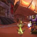 Tournoi hardcore WoW Mak'Gora : le caméraman n'est pas en sécurité Orc Shaman standing with a totem in old Orgrimmar.