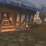 Dwarf woman NPC Sida standing in Menethil Harbor in WoW Classic Hardcore