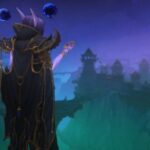 Xal’atath looking at a trinket in a game-cinematic trailer for WoW's next expansion, the War Within