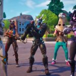 Fortnite OG characters standing in a line