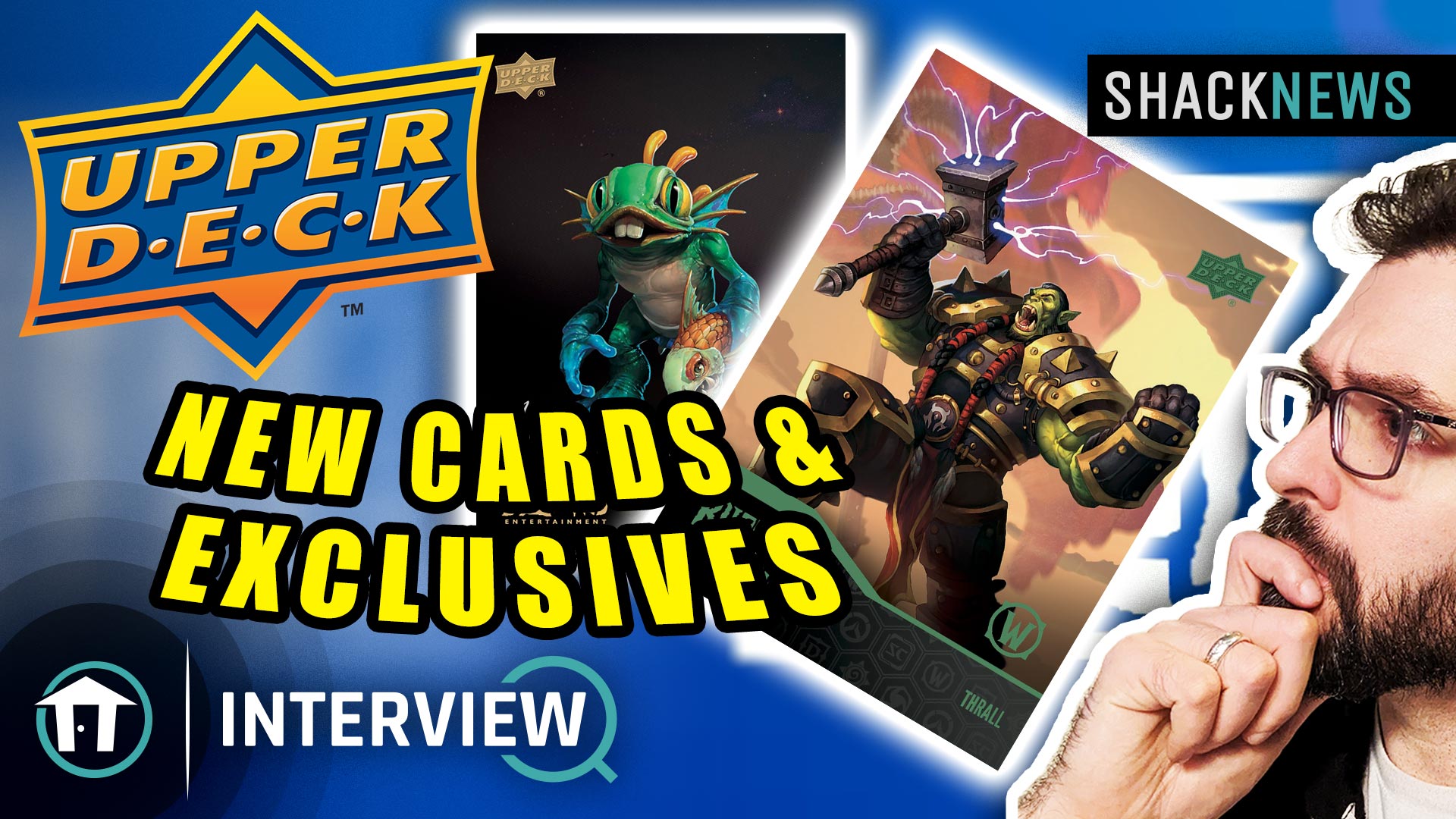 Upper Deck on the World of Warcraft trading card game, Blizzard Legacy Collection & more